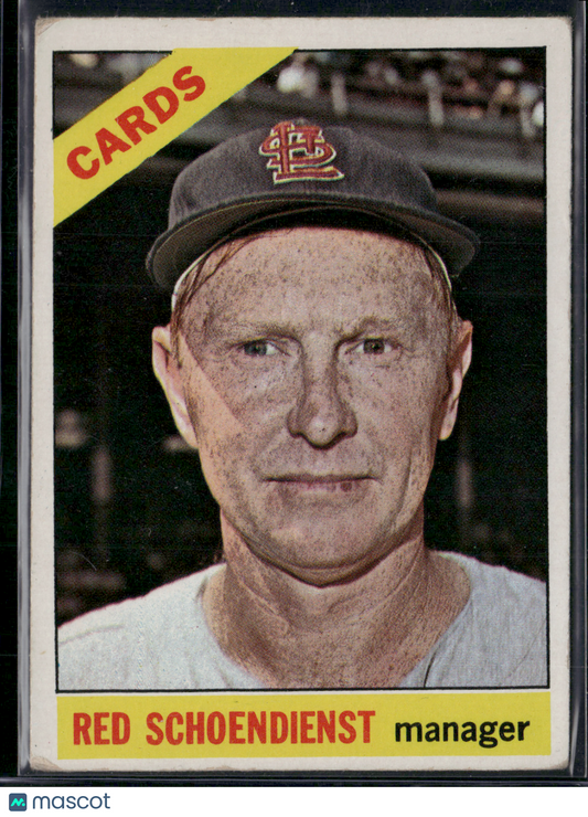 1966 Topps RED SCHOENDIENST #76
