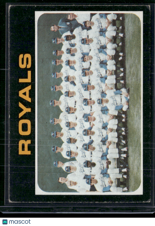 1971 Topps KANSAS CITY ROYALS #742 (VG/EX)