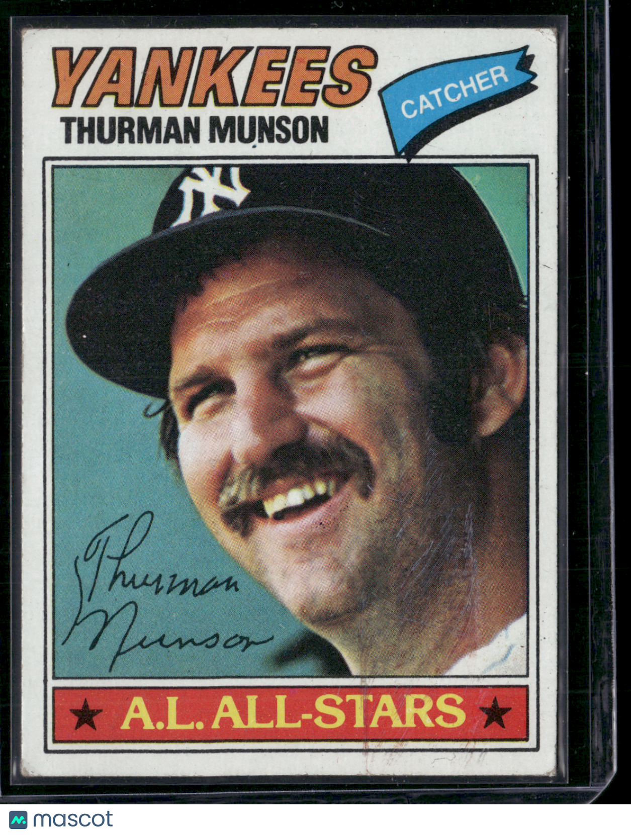 1977 Topps THUMAN MUNSON #170 (VG/EX-EX)