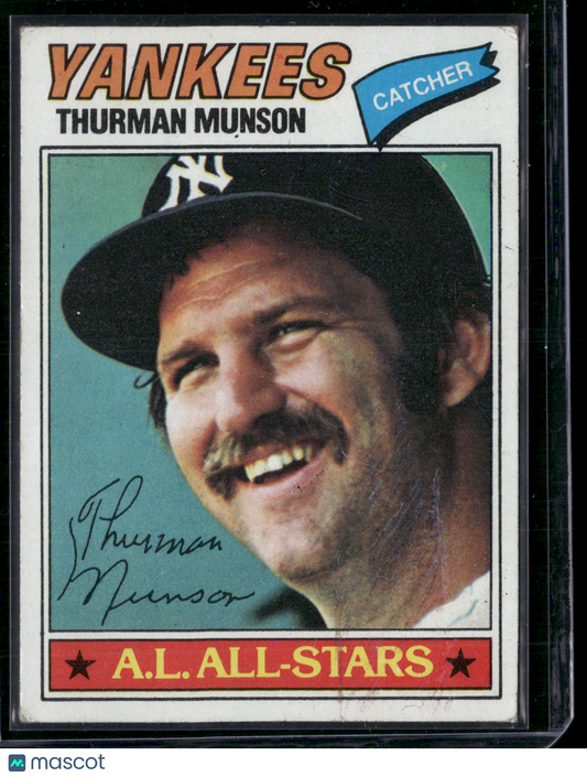 1977 Topps THUMAN MUNSON #170 (VG/EX-EX)