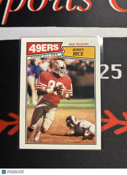 1987 Topps Football JERRY RICE #115