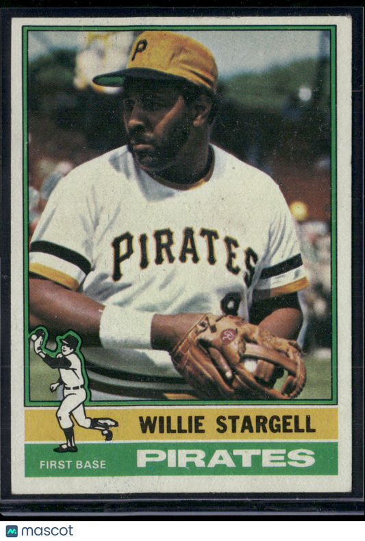 1976 Topps WILLIE STARGELL #270 Print Snow (VG/EX)