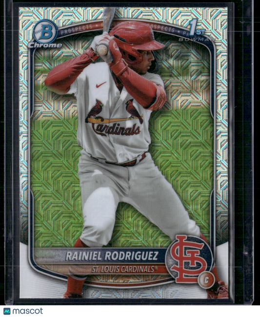 2025 Bowman Chrome RAINIEL RODRIGUEZ #BCP-200 Mega 1st Bowman