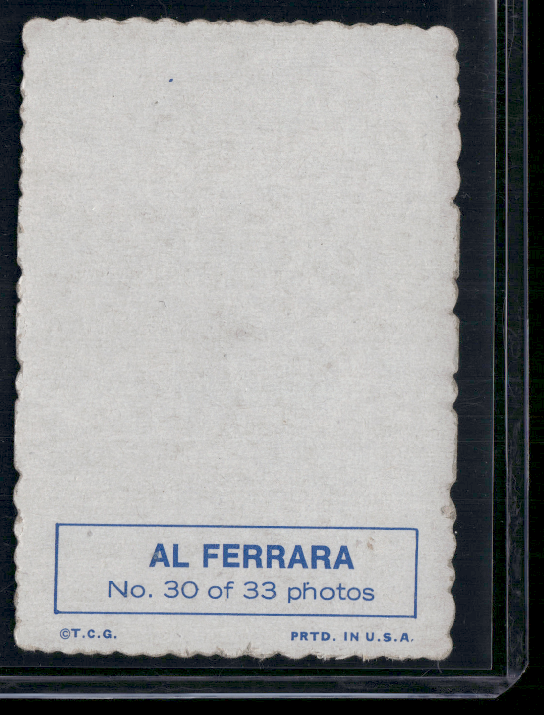 1969 Deckle AL FERRARA #30 (VG)