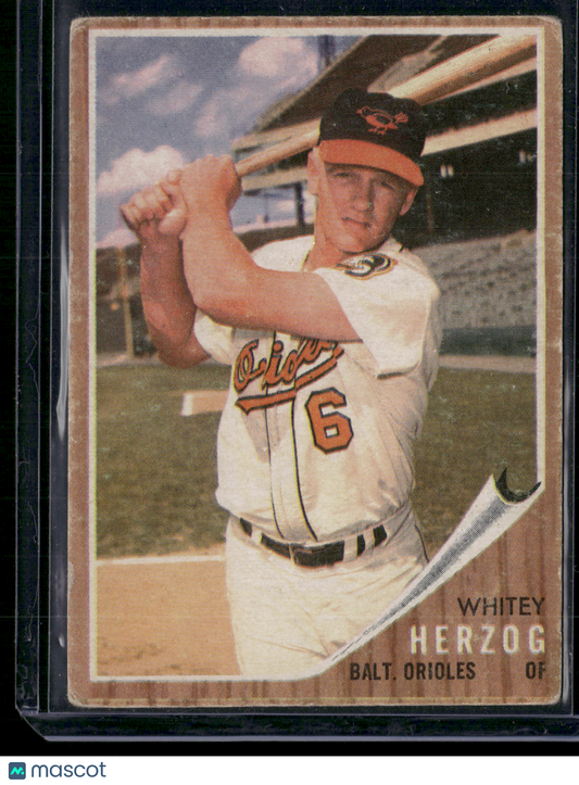 1962 Topps WHITEY HERZOG #513
