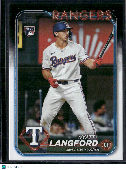 2024 Topps Update WYATT LANGFORD RC #US341 Rookie Debut