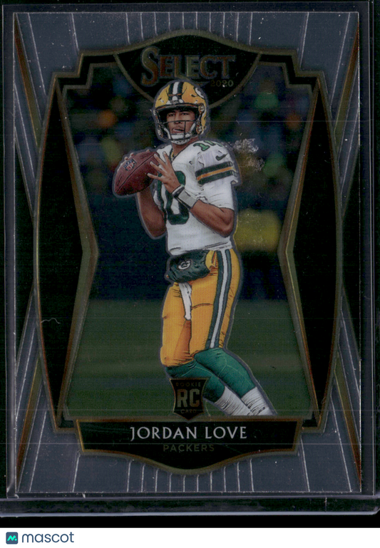 2020 Select Football JORDAN LOVE #147 Premier Level Rookie RC