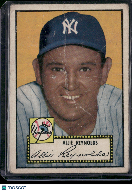 1952 Topps ALLIE REYNOLDS #67
