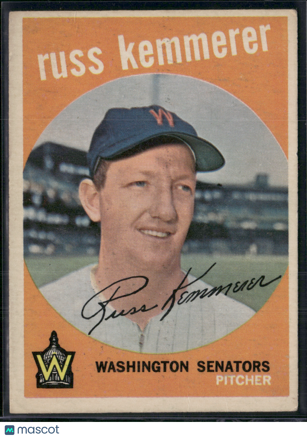 1959 Topps RUSS KEMMERER #191 (VG-VG/EX)