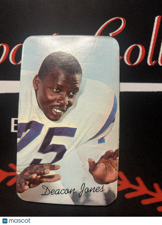 1970 Supers DEACON JONES #1 Suface Indents on Back (VG)