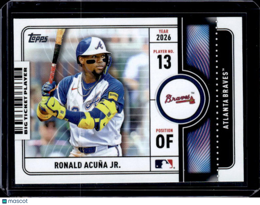 2026 Topps Series 1 RONALD ACUNA JR #BTP-7 Big Ticket Players