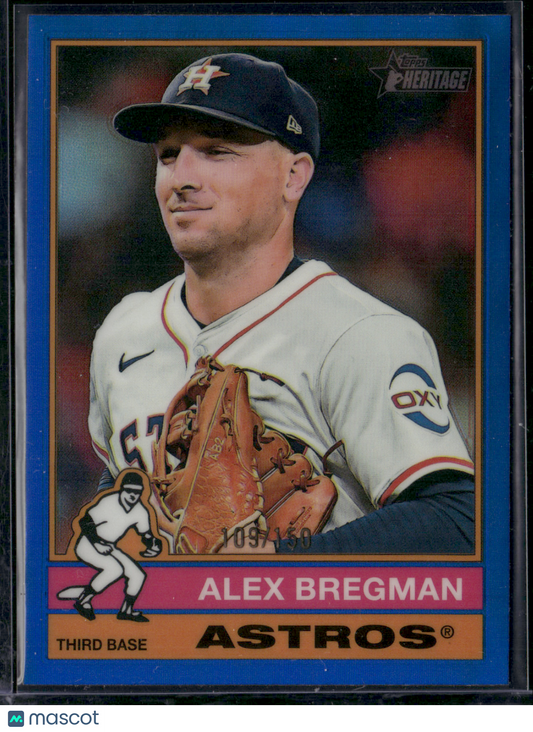 2025 Heritage ALEX BREGMAN #391 Blue Rainbow 109/150 (NM)