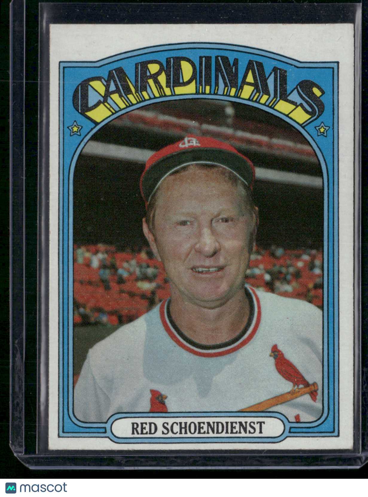 1972 Topps RED SCHOENDIENST #67 (VG-EX)