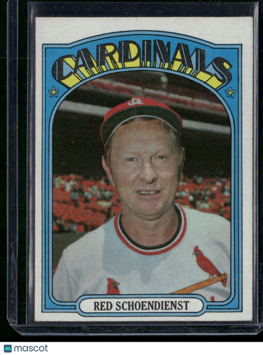 1972 Topps RED SCHOENDIENST #67 (VG-EX)