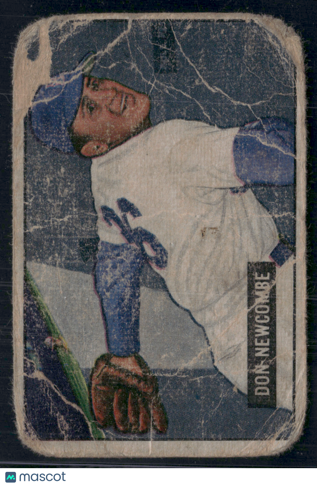 1951 Bowman DON NEWCOMBE #6 (Fair)