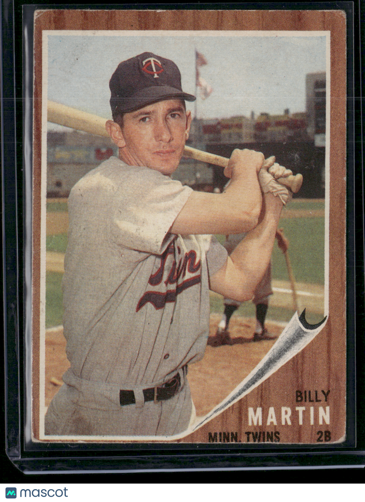 1962 Topps BILLY MARTIN #208