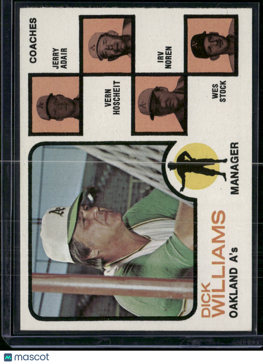 1973 Topps DICK WILLIAMS #179 (EX-EX/MT)