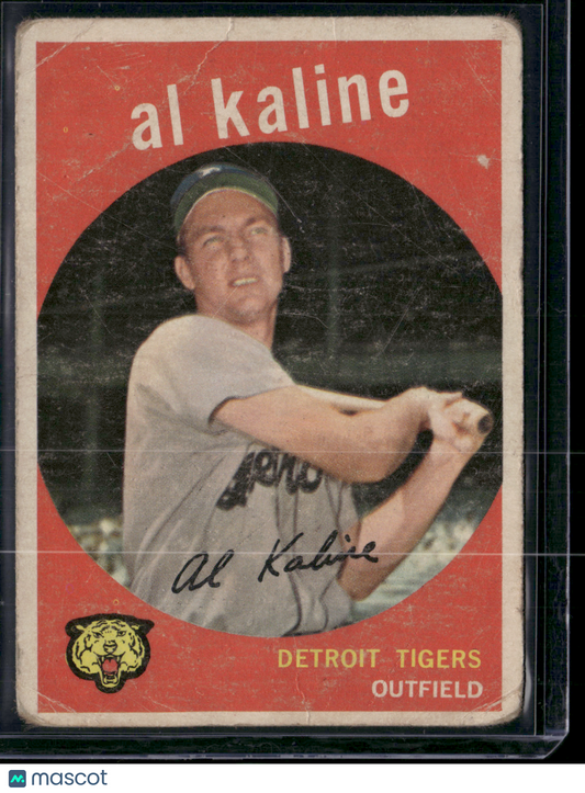 1959 Topps AL KALINE #360 Light Scratches Wrinkles (Good)
