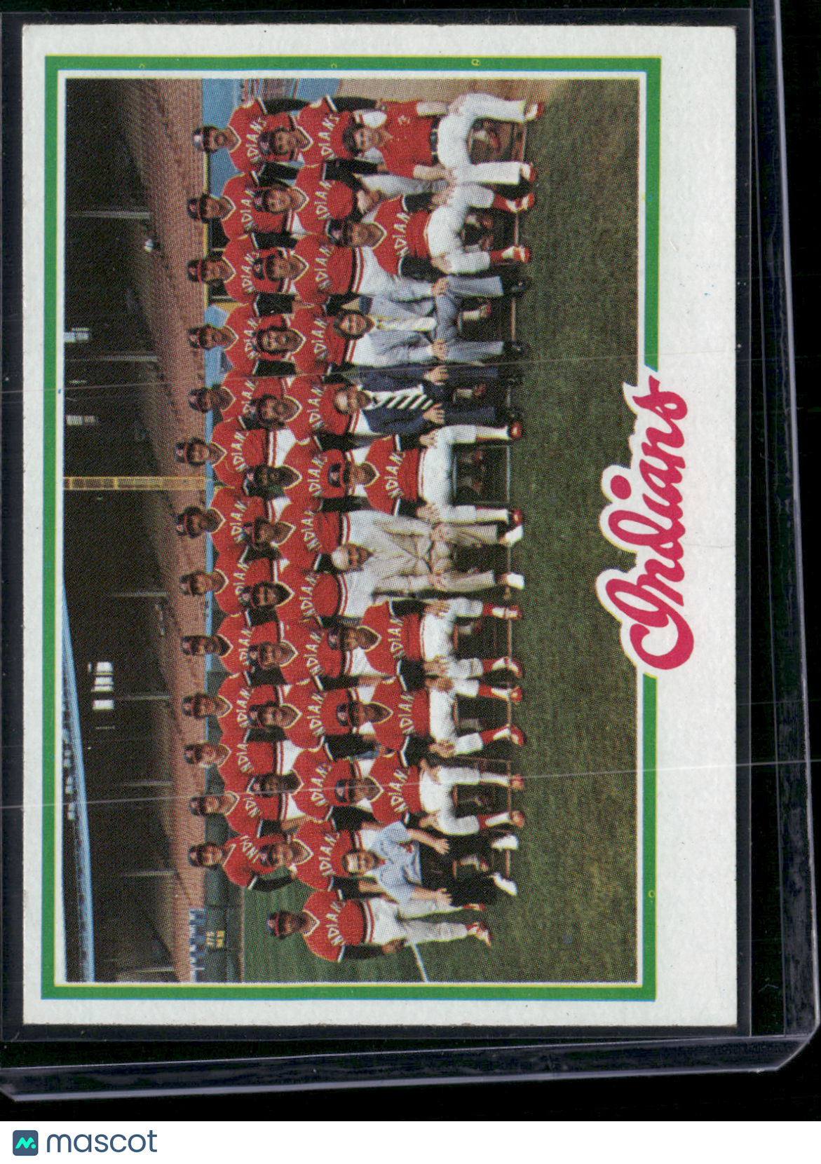 1978 Topps CLEVELAND INDIANS #689 (EX)