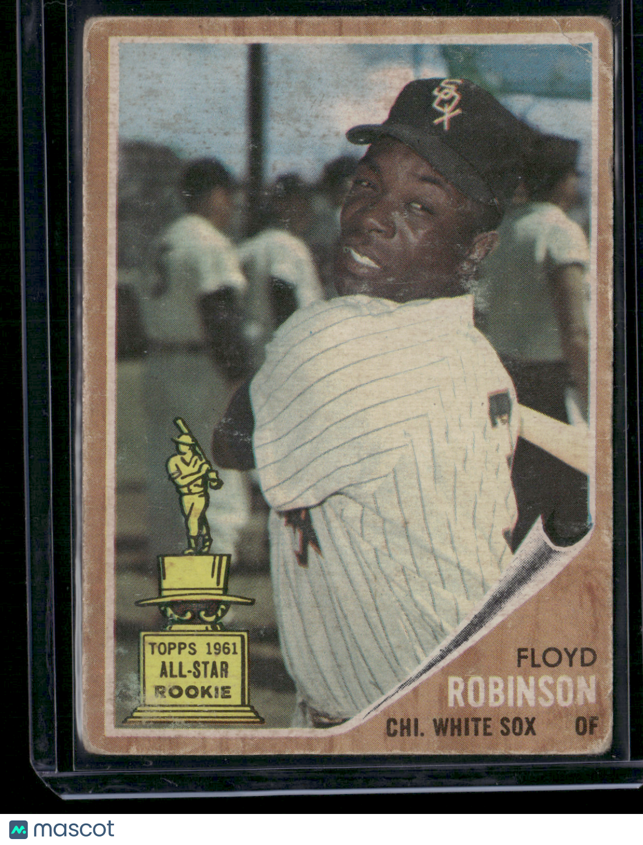 1962 Topps FLOYD ROBINSON #454 All Star Rookie Cup