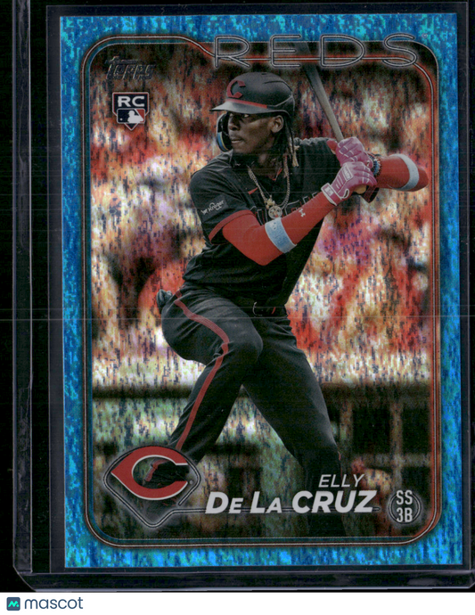 2024 Topps ELLY DE LA CRUZ #141 Blue Holofoil 295/999 Rookie RC