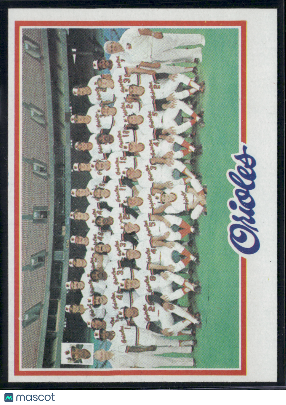 1978 Topps BALTIMORE ORIOLES #96 (EX-EX/MT)