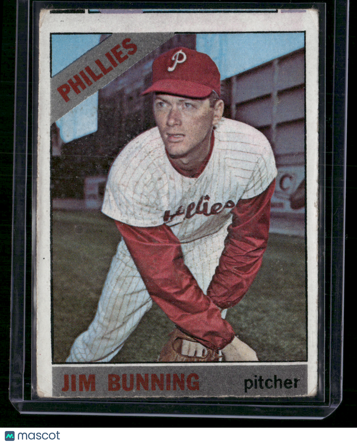 1966 Topps JIM BUNNING #435 Miscut (VG)