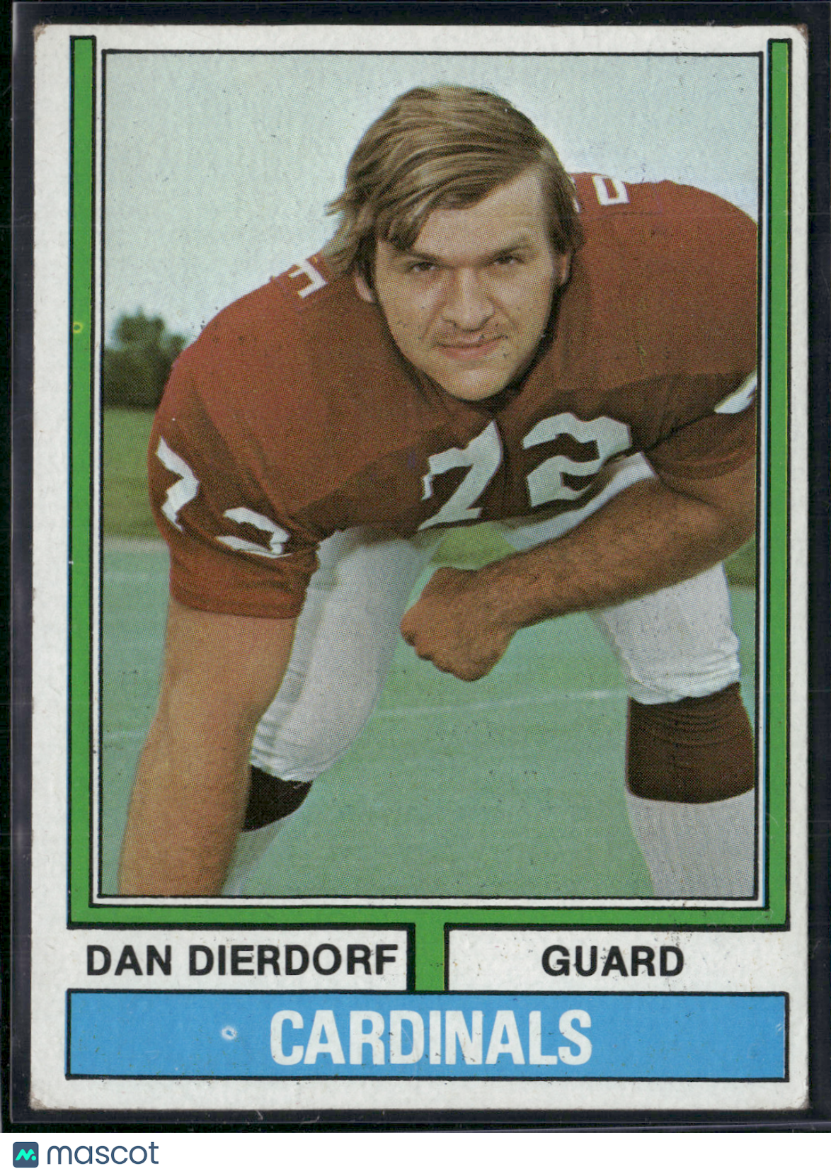 1974 Topps DAN DIERDORF #32 (VG/EX)