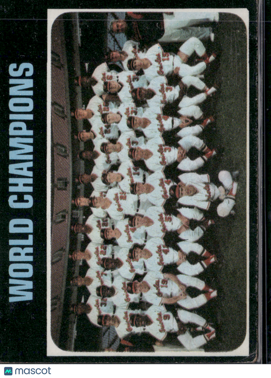 1971 Topps BALTIMORE ORIOLES #1 World Champions Light Scratching (VG)
