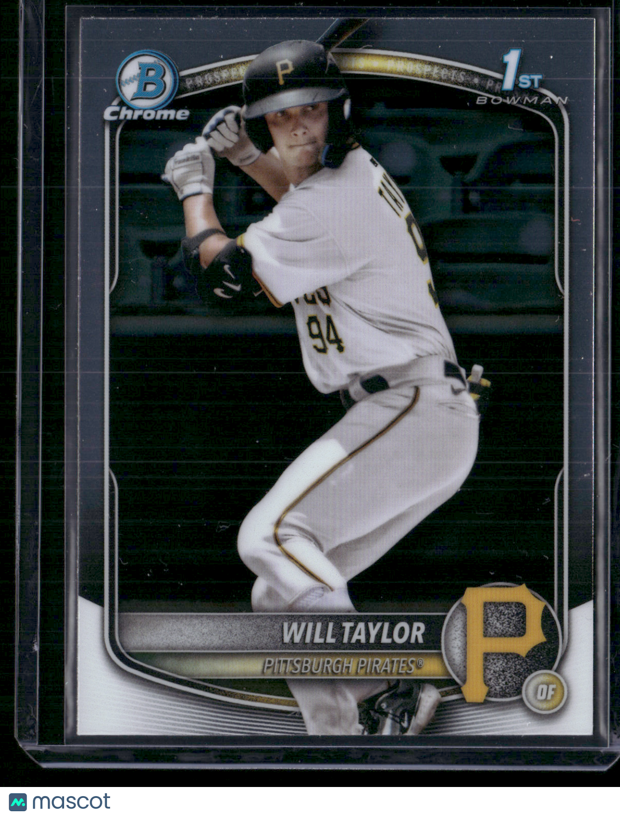 2025 Bowman Chrome WILL TAYLOR #BCP-179 Chrome 1st Bowman