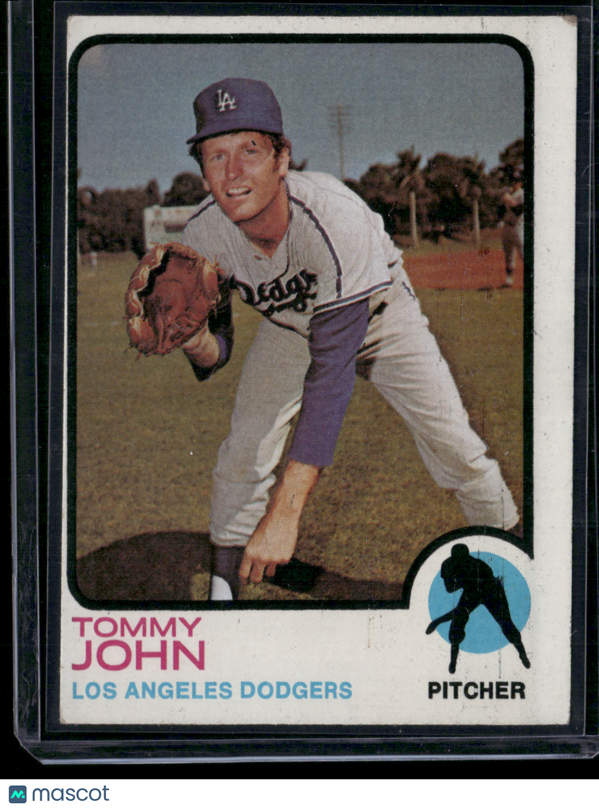 1973 Topps TOMMY JOHN #258 (VG)