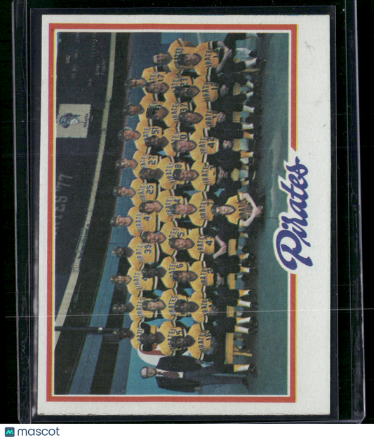 1978 Topps PITTSBURGH PIRATES #606 Edge Chipping (EX)