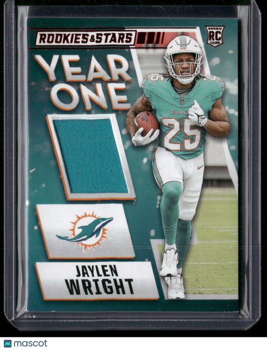 2024 Panini Rookie & Stars JAYLEN WRIGHT #YO-JWT YEAR ONE RELIC Rookie RC