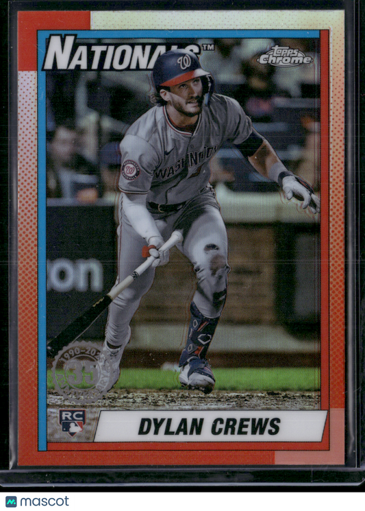 2025 Topps Chrome DYLAN CREWS #90CB-16 90 Design Rookie RC