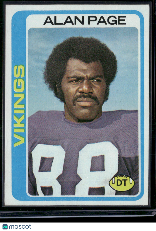 1978 Topps ALAN PAGE #406 (EX)