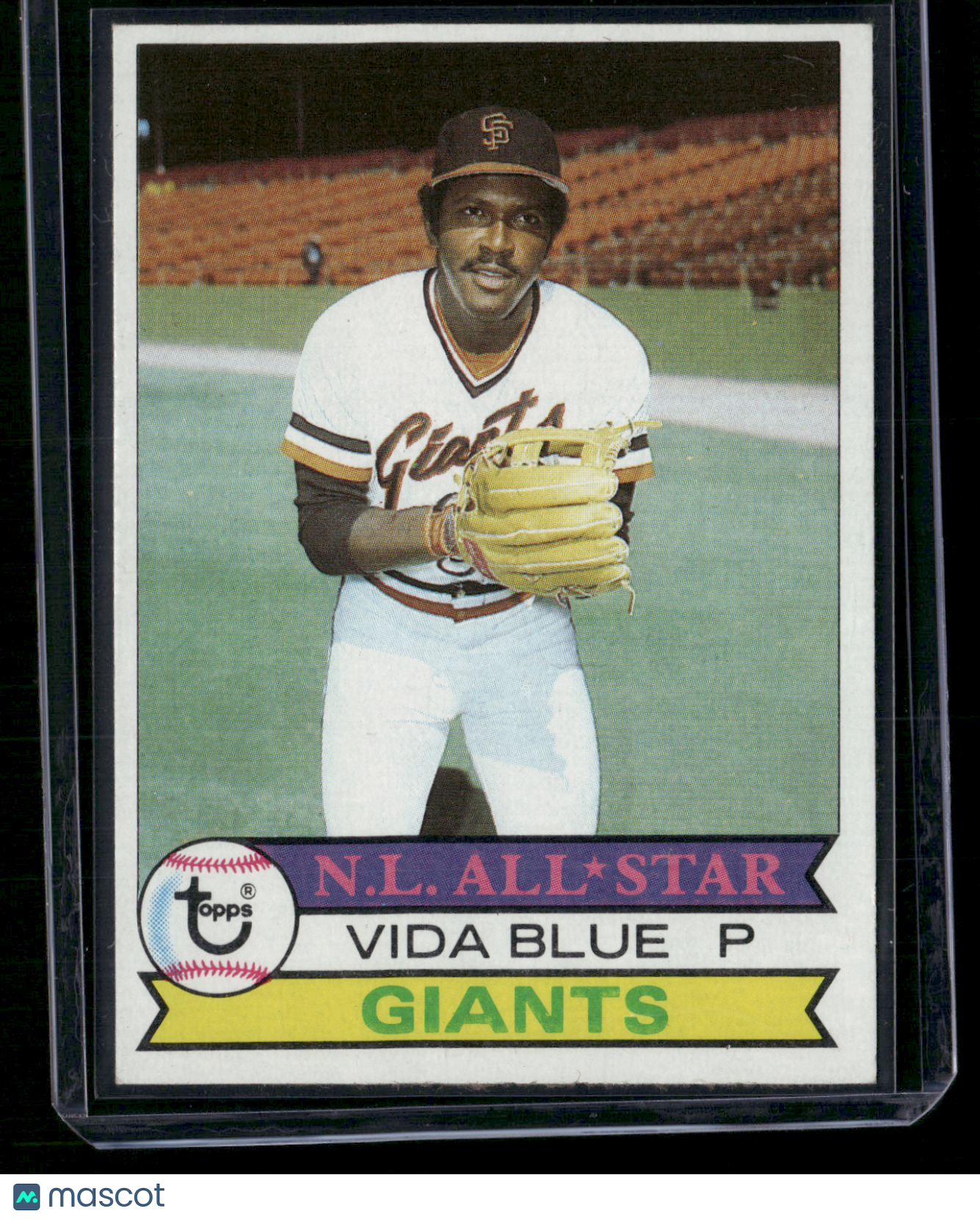 1979 Topps VIDA BLUE #110 Grain Raise (EX)