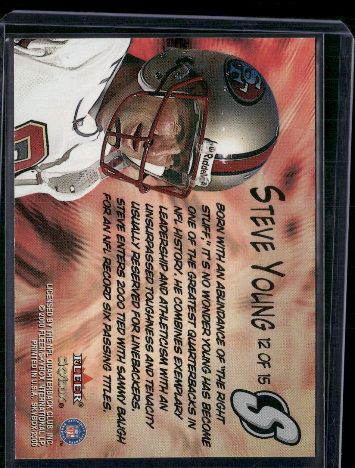 2000 Comics STEVE YOUNG #S12 Superlatives (NM)
