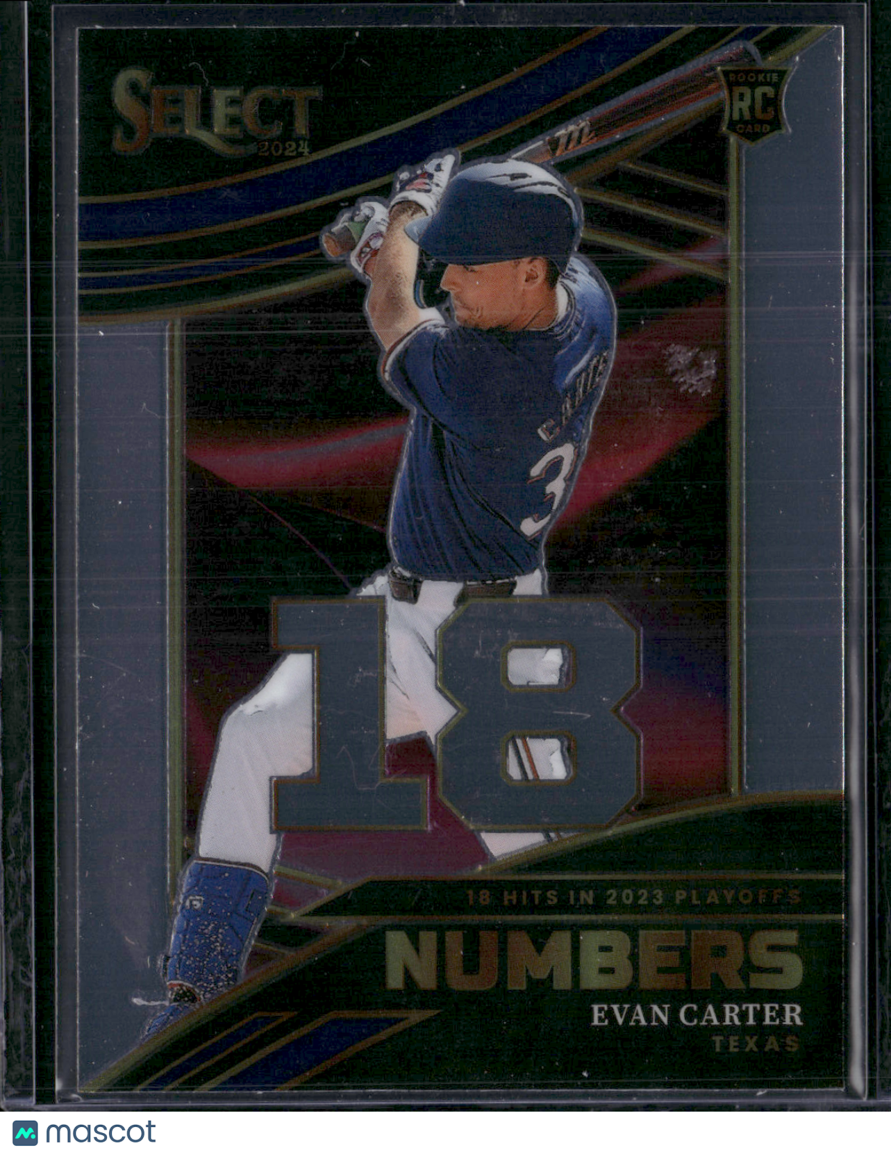 2024 Select Baseball EVAN CARTER #4 Numbers Rookie RC