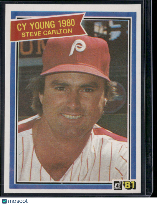 1981 Donruss STEVE CARLTON #481 CY Young (NM)