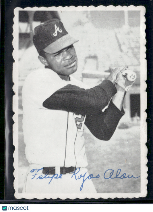 1969 Deckle FELIPE ALOU #17 Surface Dent (Good)