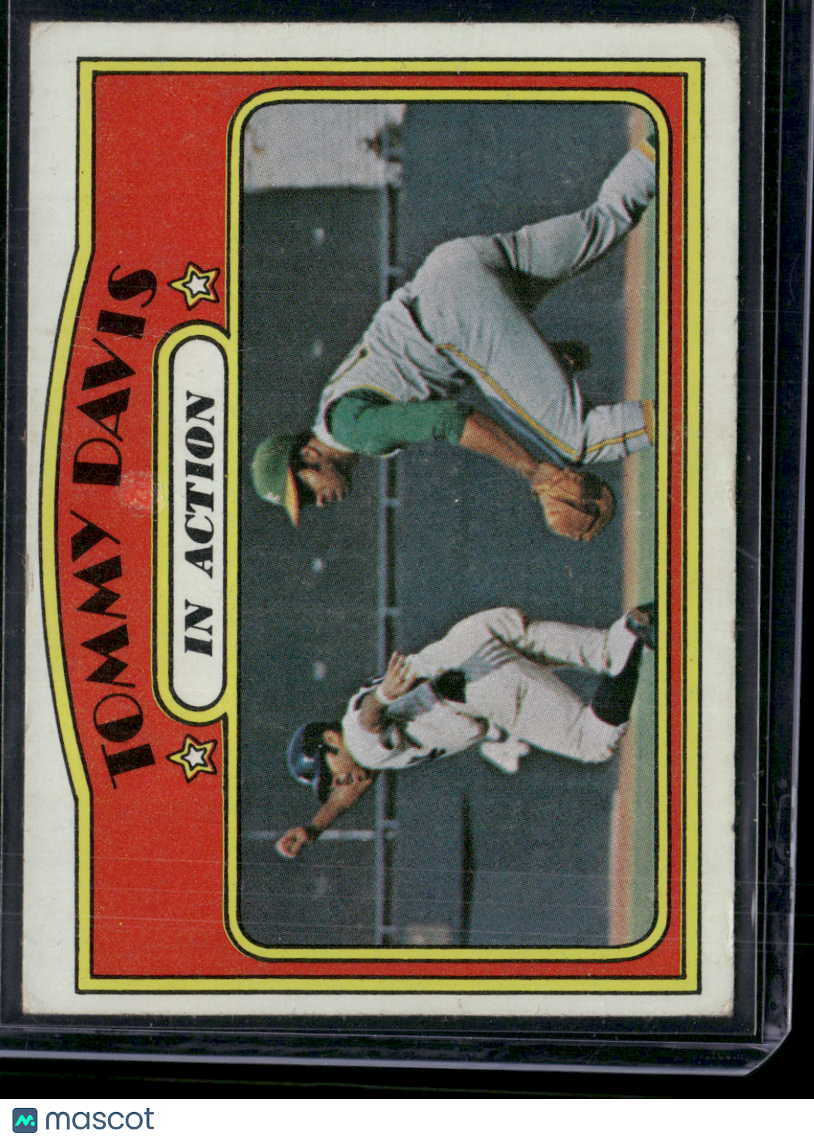1972 Topps TOMMY DAVIS #42 IN ACTION