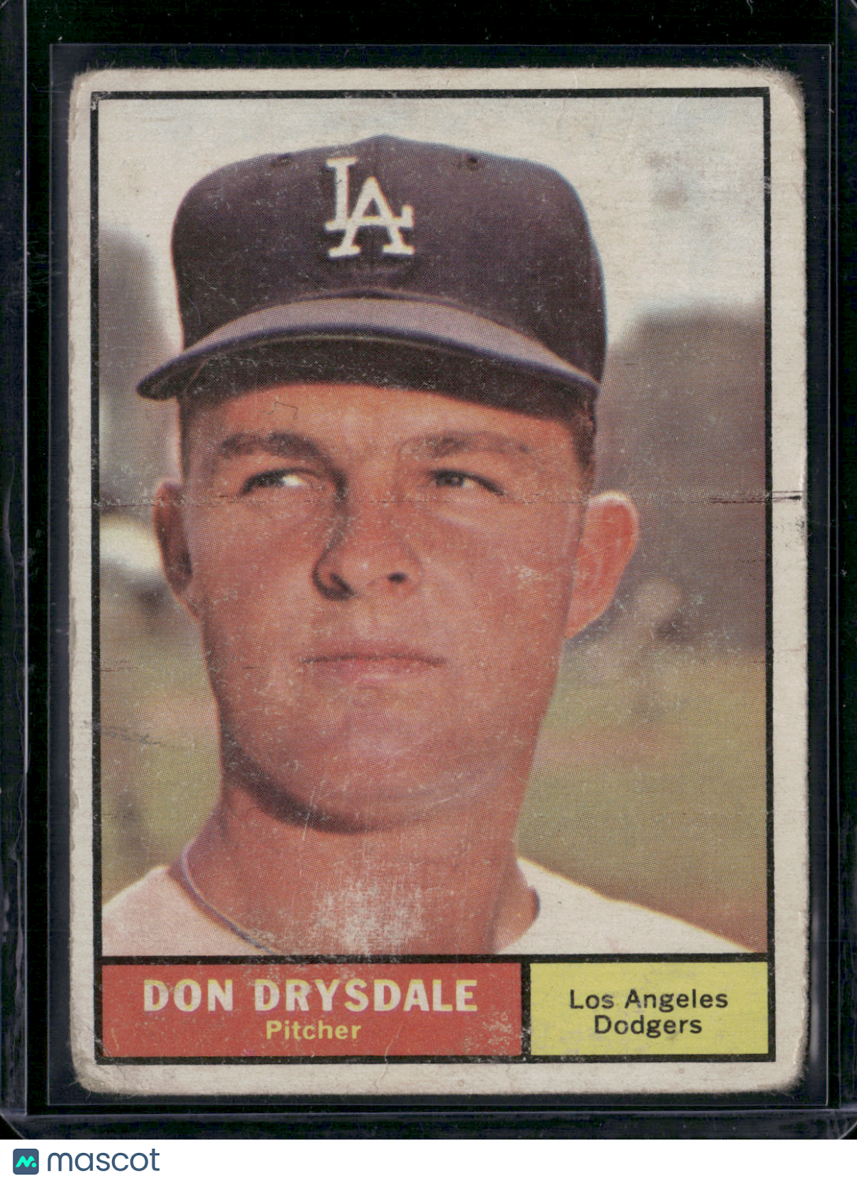 1961 Topps DON DRYSDALE #260 (Fair)