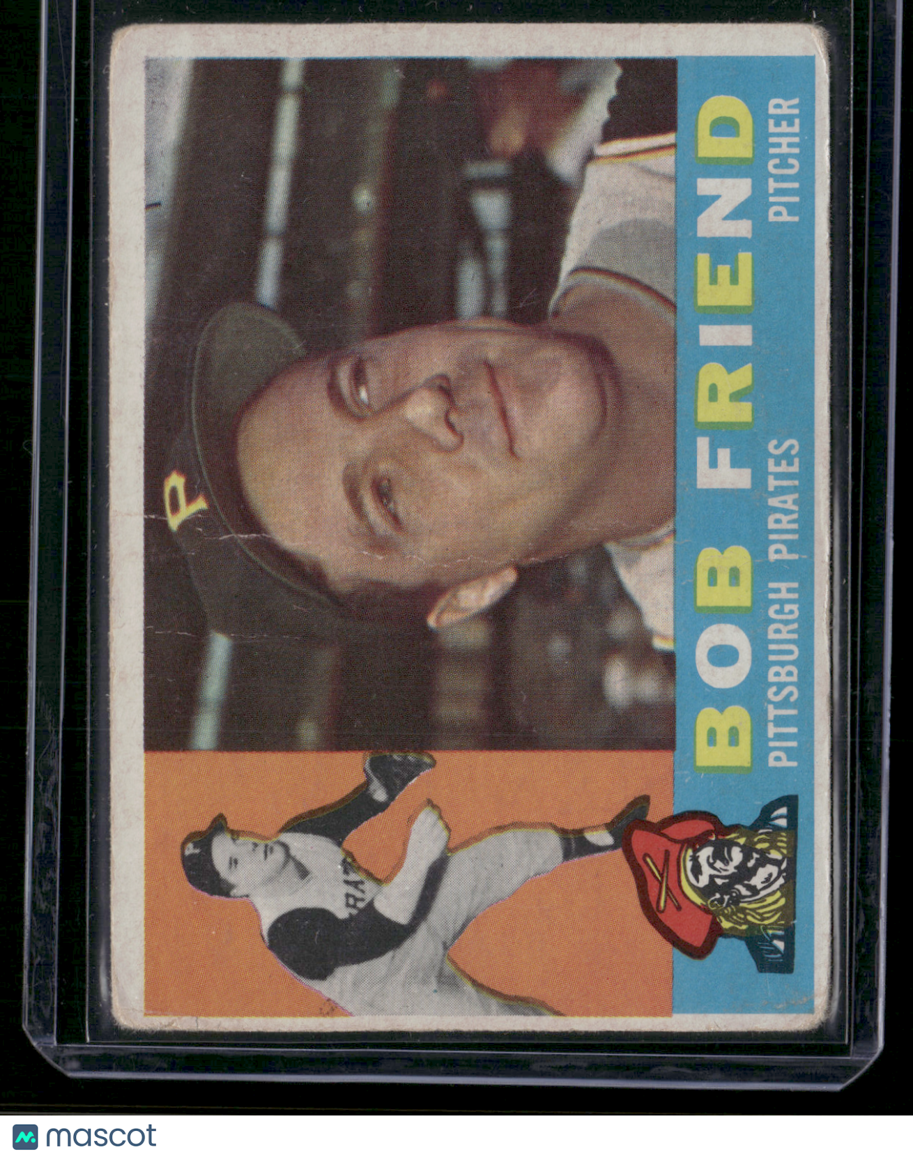 1960 Topps BOB FRIEND #437 Wrinkles (Good)