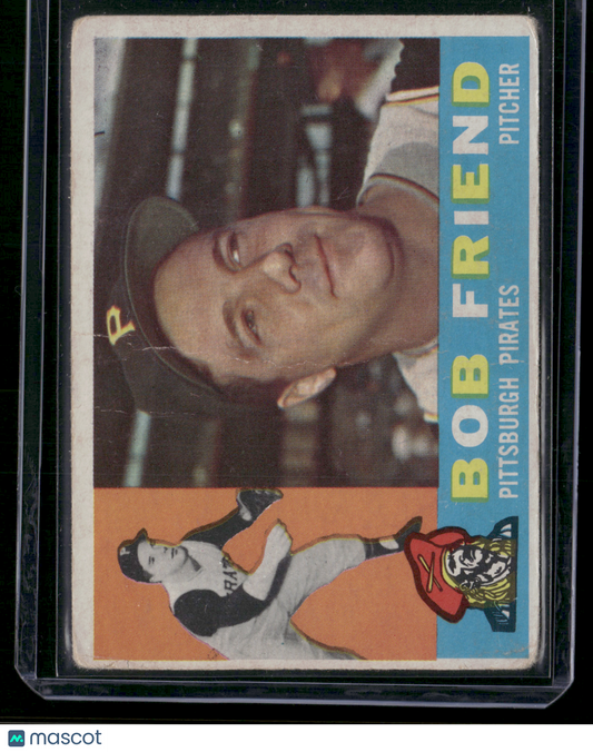 1960 Topps BOB FRIEND #437 Wrinkles (Good)