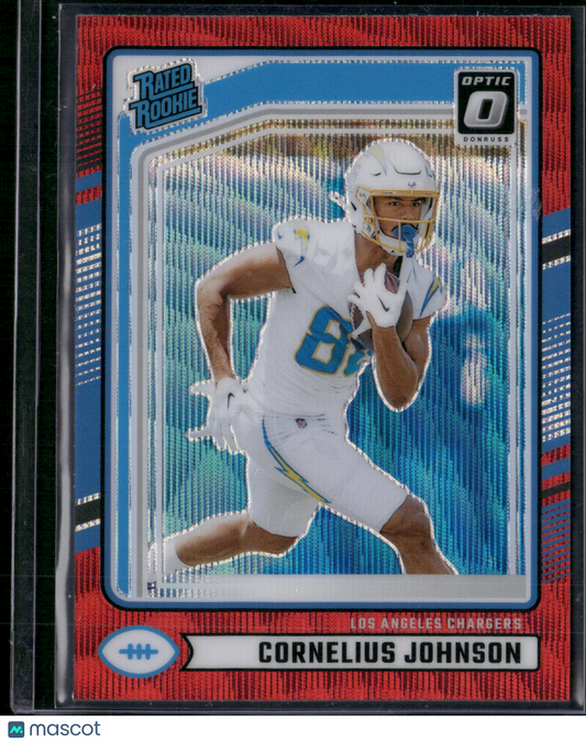 2024 Donruss Football CORNELIUS JOHNSON #377 Red Mojo Prizm Rookie