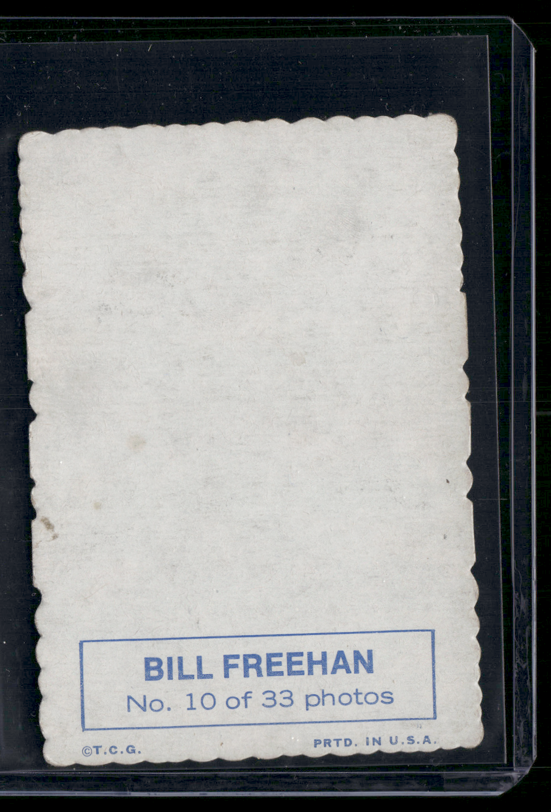 1969 Deckle BILL FREEHAN #10 (VG)