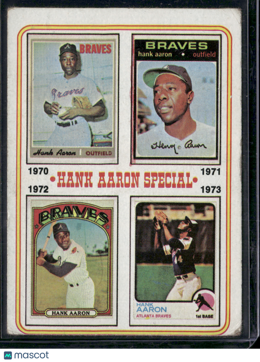 1974 Topps HANK AARON SPECIAL #6 (VG)