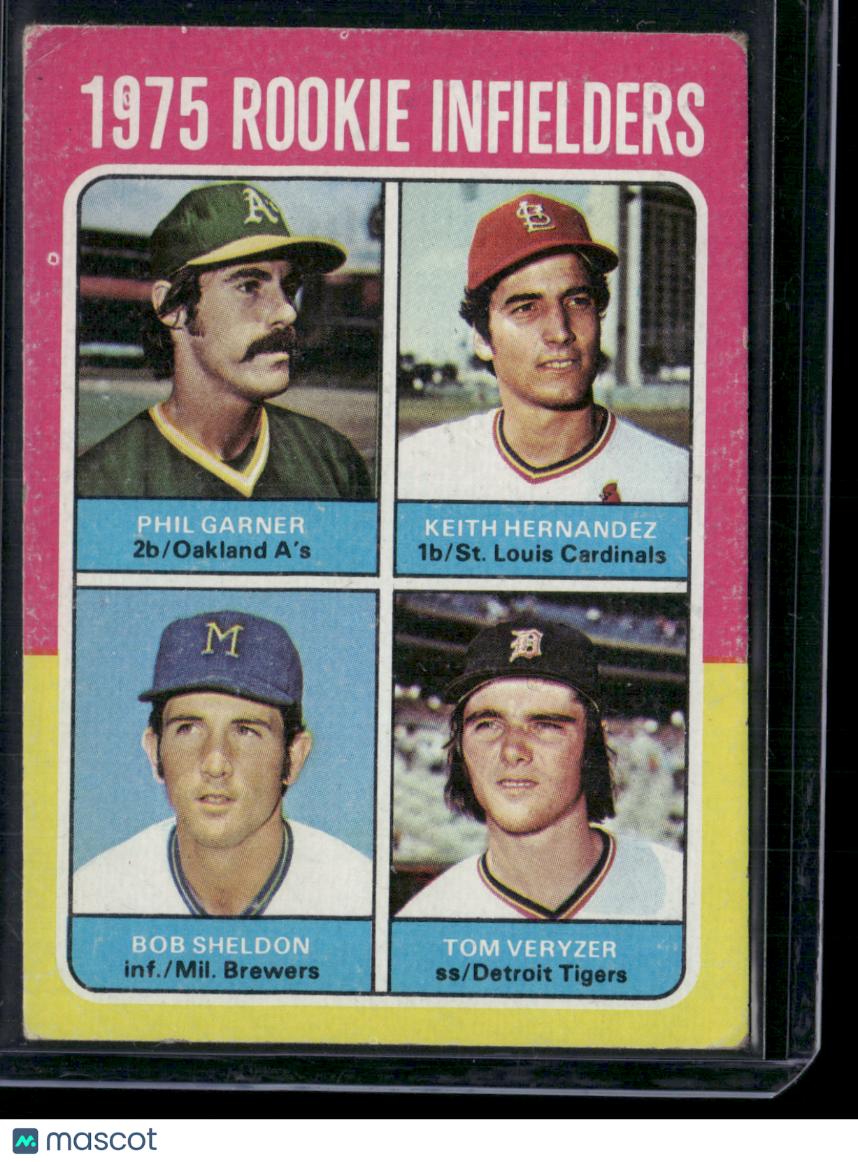 1975 Topps KEITH HERNANDEZ/GARNER/SHELDON/VERYZER #623 1975 RookieInfielders(VG)