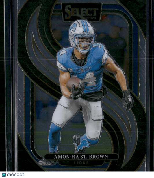2024 Panini Select AMON-RA ST. BROWN #105 Premier Level