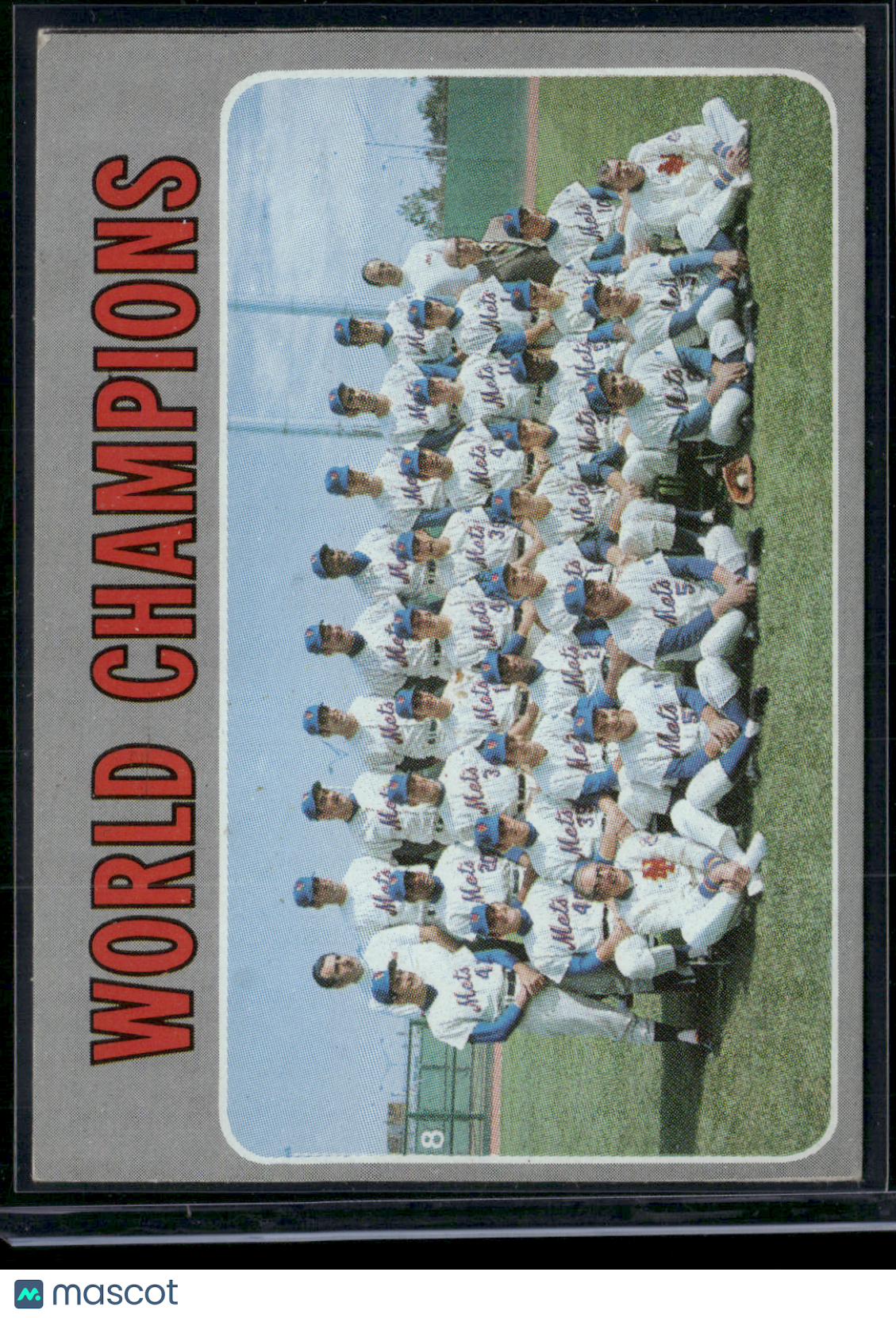 1970 Topps NEW YORK METS #1 World Champions (VG-VG/EX)
